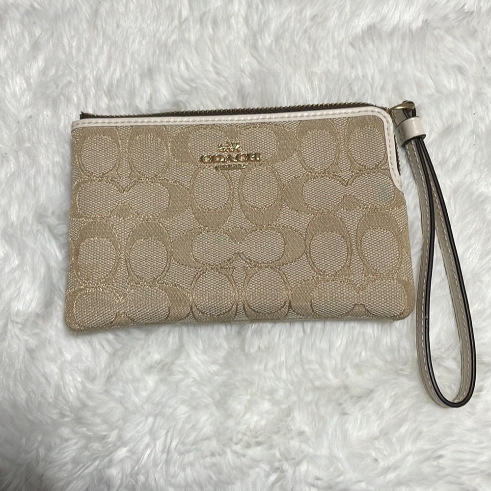 Small coach wrist wallet